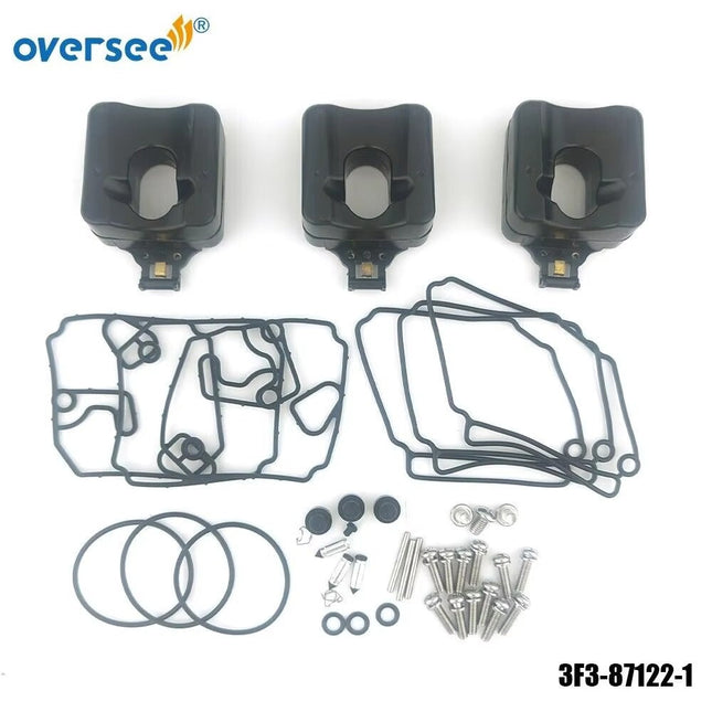 3PCS 3F3-87122-1 CARBURETOR REPAIR KIT FOR Tohatsu Outboard M 60B/70B C 2003–UP