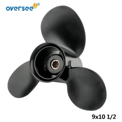 48-828158A12 Propeller For Mercury New Black Max 9x10.5 Prop 6-15hp 48-828158A12 Outboard Motor