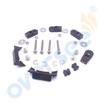 Caja de Control remoto 67200-92E15, conjunto de mango doble para Motor fueraborda Suzuki DF90 DF100 DF115 DF140 de 4 tiempos 