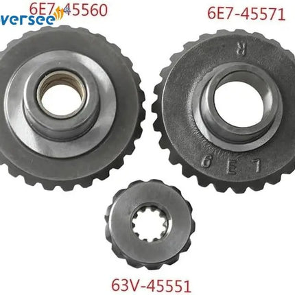 Gear Kit For Yamaha 15HP 9.9HP Outboard Motor 9.9E 15E Series 63V 6E7 6E7-45560 6E7-45571 63V-45551