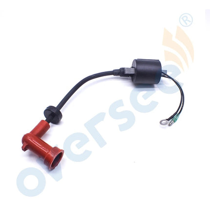 66T-85570 Ignition Coil For Yamaha Outboard Motor 2T 40HP Hidea Seapro HDX 66T-85570-00;Parsun T40-05090100