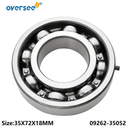 Ball Bearing 09262-35052 For SUZUKI Outboard 2 Stroke DT40-65HP Marine Crankshaft Parts 35x72x18