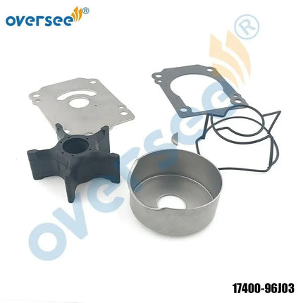 Water Pump Repair Kit for Suzuki DF150 175 200 HP 4-Stroke Outboard Engine 17400-96J03