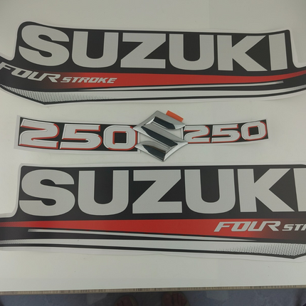 Top Cowling Sticker For Suzuki 4 Stroke 250HP Graphics/Sticker Kit Decals