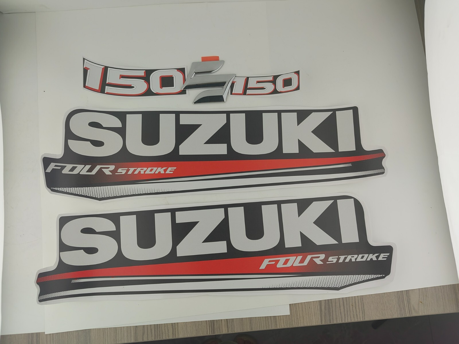 Cowling Sticker Top Cowling Sticker For Suzuki 4 Stroke 150HP Graphics/Sticker Kit Dec ...