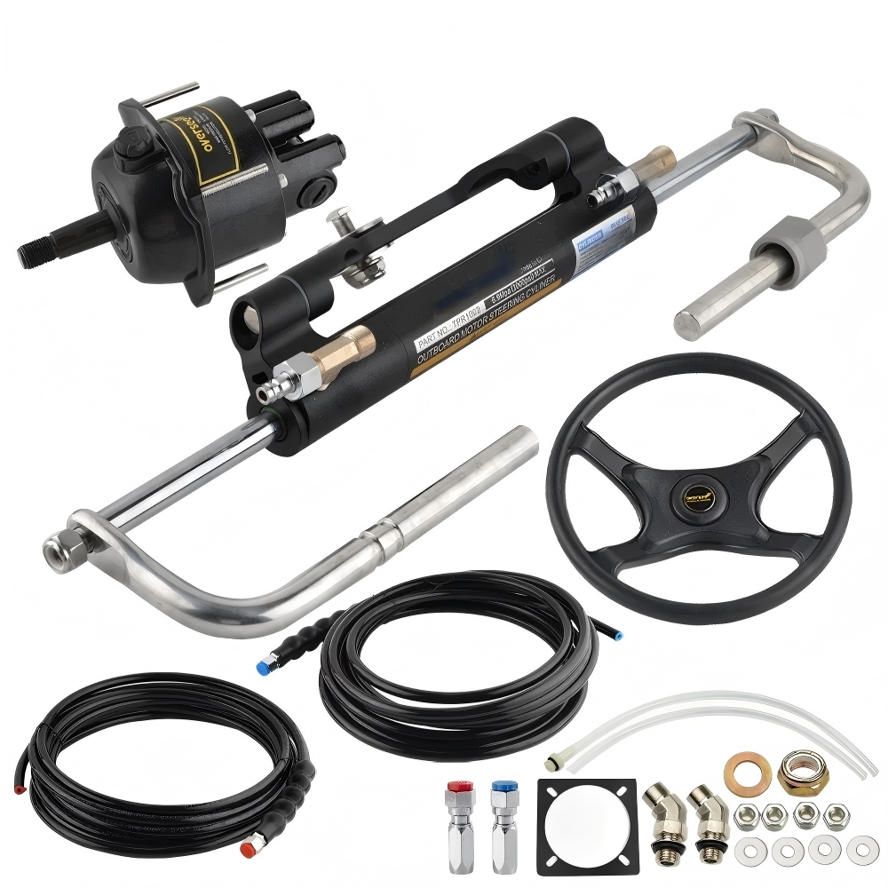 50HP-100HP Boat Hydraulic Steering Cylinder Kit For Yamaha Mercury Outboard