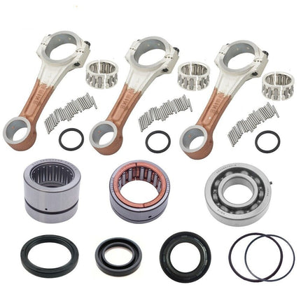 688 Crankshaft Connecting Rod Rebuild Kit STD For Yamaha 2T 75hp 85hp 3 Cyl 85AET