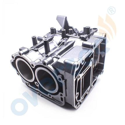 Conjunto de cárter de cigüeñal de cilindro 63V-15100 para Motor fueraborda Yamaha 2T 9.9HP 15HP Parsun T15-07010000 Seapro HDX 63V-15100-02-1S