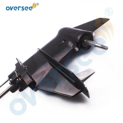 3B2S87302-0 Lower Unit Assy with Long Driver Shaft For Tohatsu 9.8HP 8HP 2 Stroke Outboard Motor Gear Box Assy Parsun HDX 9.8M