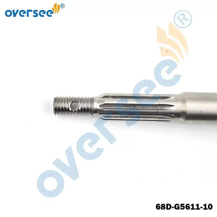 68D-G5611-10 Propeller Shaft Replace For Yamaha Powertec 4HP 5HP Outboard Motor 68D-G5611