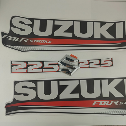 Top Cowling Sticker For Suzuki 4 Stroke 225HP Graphics/Sticker Kit Decals