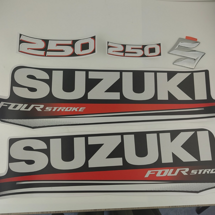 Top Cowling Sticker For Suzuki 4 Stroke 250HP Graphics/Sticker Kit Decals