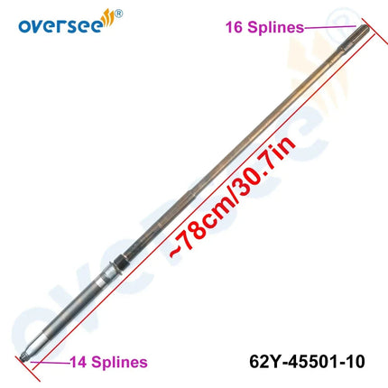 62Y-45501-10-00 Driveshaft for Yamaha Outboard F40-50HP 1995-2000 Engine Drive Shaft 62Y-45501-10