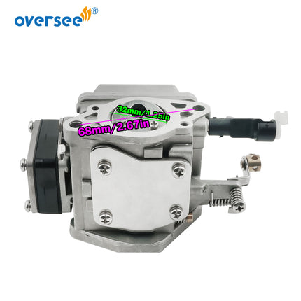 63V-14301 Outboard Carburetor For Yamaha 9.9HP 15HP 2T Outboard Motors 63V-14301-00 63V-14301-10