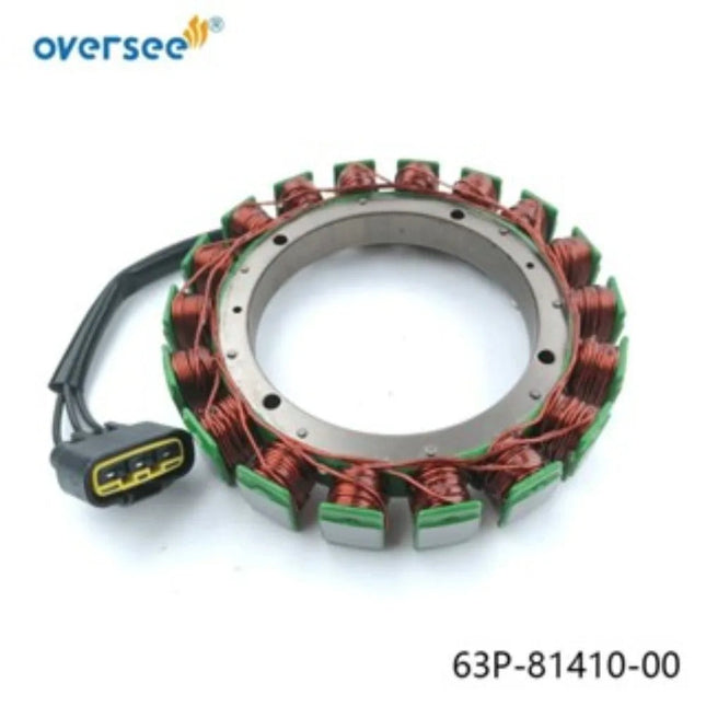 63P-81410 Stator Assy For Yamaha 4T F150B Outboard Motor 6BM 6BN 150hp 2004 up Generator 63P-81410-00