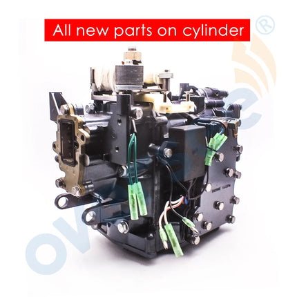 63V-W0090-03-1S Power Head Assy For Yamaha Outboard Motor 2T 9.9HP 15HP 63V-W0090 Seapro, HDX, Parsun
