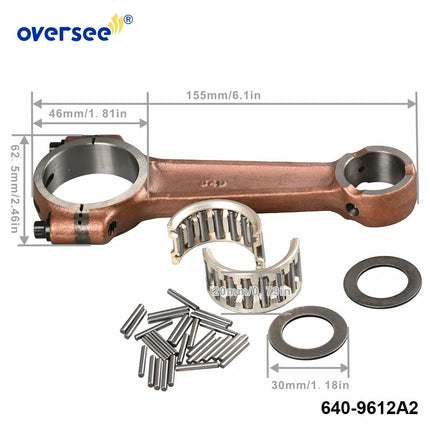 640-9612A2 Connecting Rod Kit For Mercury 30-40-50-75-120HP Outboard Engine 640-9612A6 640-9612A7