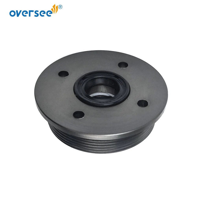 65W-43821 End Cap with Seals 4 Holes 40HP 60HP For Yamaha Outboard Motor Tilt Trim 2T 4T F25; 40HP ;60HP ;65W-43821-11