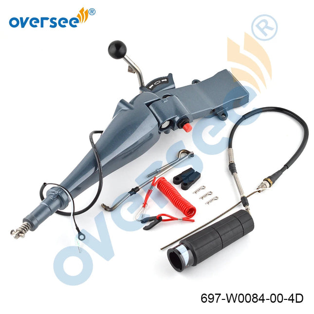 663-42111 Steering Tiller Handle Assy For Yamaha 2T 48HP 55HP 69D E60HMHD Outboard Engine 697-W0084-00-4D 697-W0084