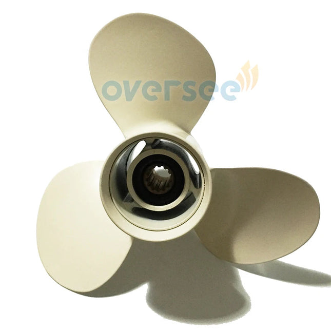 663-45952-02-EL Aluminum Propeller For Yamaha Outboard 40HP 50HP Engine 11-3/8x12-F