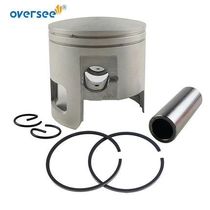 66T-11631-01-93 Piston Set with Ring STD For Yamaha 2T 40HP E40MH 40X Outboard Parsun Hidea Seapro HDX Hangkai