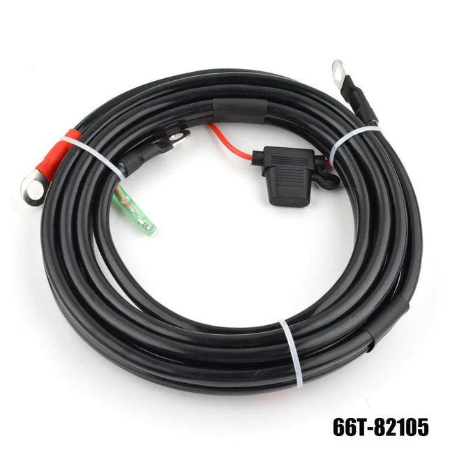 66T-82105 Battery Cable 2M Fit Yamaha Parsun Powertec Outboard Engine From 30HP 40HP Up to 85HP 66T-82105-00  2 Meter /6.56FT