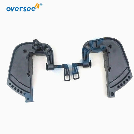 66T Bracket Clamp Kit For YAMAHA F25C 6D5 40X Outboard Manual Engine 66T-43111-01-4D & 66T-43112-01-4D
