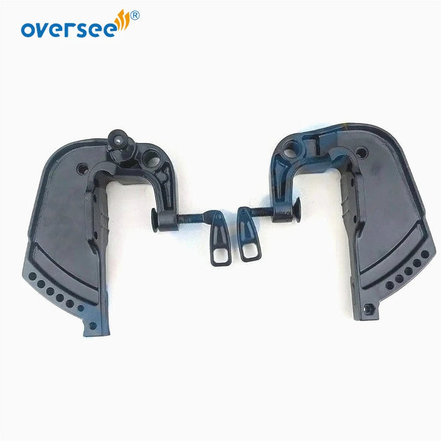 66T Bracket Clamp Kit For YAMAHA F25C 6D5 40X Outboard Manual Engine 66T-43111-01-4D & 66T-43112-01-4D