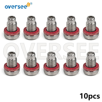 688-45341-10 Lower Unit Drain Plug with Gasket 90430-08003 for Yamaha Parsun F130-300HP Outboard 90340-08M02 F25-04000031