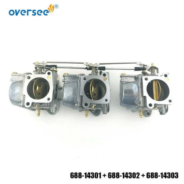 688 Carburetor Kit For Yamaha 2T 85HP 90HP Outboard 688-14301 14302 14303