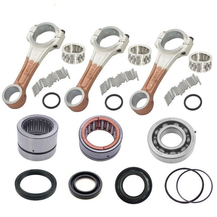688 Crankshaft Connecting Rod Rebuild Kit STD For Yamaha 2T 75hp 85hp 3 Cyl 85AET