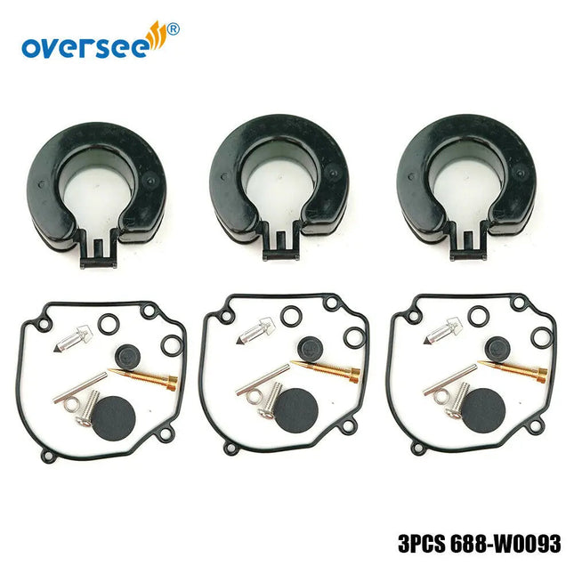 688-W0093 Carburetor Repair Carb Kit for Yamaha OUTBOARD 75HP 80HP 90HP 688-W0093-00-00