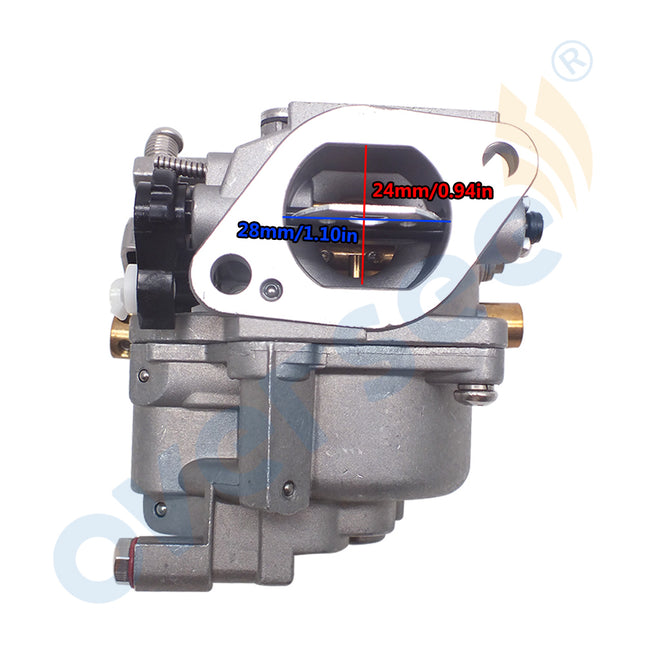 68T-14301; 68T-14301-11; 68T-14301-20 Carburetor Replacement For Yamaha 8HP 9.9HP 15HP 4 Stroke Outboard Engine Top Real E...