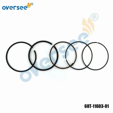 68T-11603-01-00 Piston Ring Set (STD) For Yamaha 6HP 8HP 9.9HP Outboard Engine F6 F8 F9.9 Boat Motor