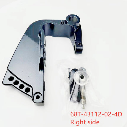 68T-43112-02-4D Right Bracket Clamp For Yamaha Outboard Motor 4T F8C; F6A;68R 69F 68T Series Engines Parsun HDX 68T-43112