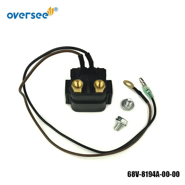 68V-8194A-00-00 68N-81940 Starter Relay Solenoid For Yamaha Outboard 50-150HP Outboard 68V8194A000