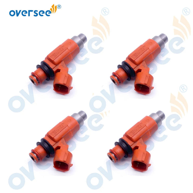 68V-8A360-00 Boat Fuel Injector Flow Matched for Yamaha Outboard 115 HP Marine CDH210 4pcs