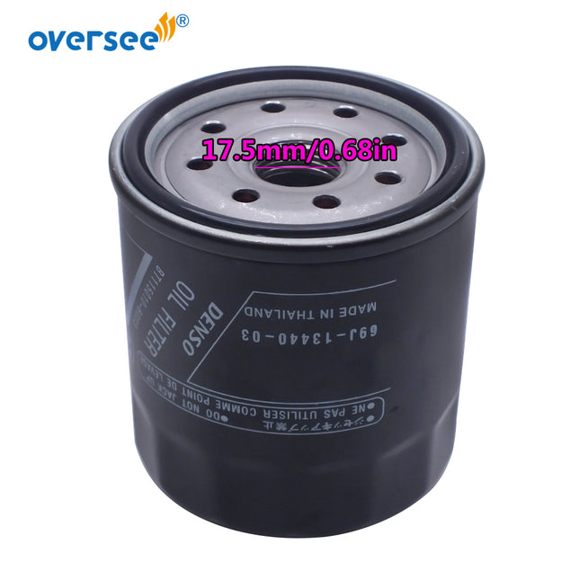 Supervisar Marina 69J-13440; 69J-13440-04; Reemplazo del conjunto del elemento limpiador de aceite 69J-13440-00 para Honda Kawasaki Yamaha 150HP 200HP 225HP 250HP motor fueraborda de 4 tiempos