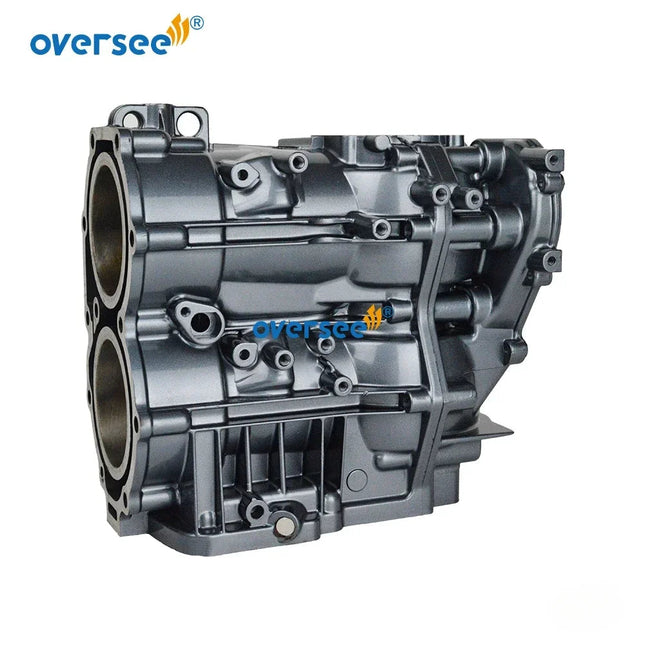 69P-15100-00-1S Full Set Crank Case with Sleeve For Yamaha 25HP 30HP Outboard Engine 61N 69P Model 61N-15100 69P15100