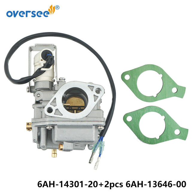 Supervisar Marina 6AH-14301-00; 6AH-14301-10; Reemplazo de carburador F20-05080000 para motor fueraborda Yamaha Parsun Hidea 15HP 20HP de 4 tiempos