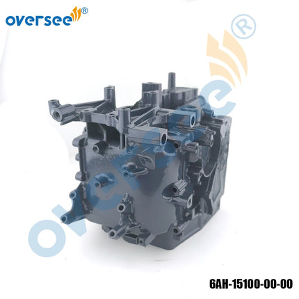 6AH-15100-00-00 Crankcase Assy For Yamaha Outboard F15C F20B HP 6AH-15100-00-1S