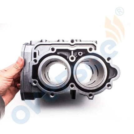 Conjunto de cárter de cigüeñal de cilindro 63V-15100 para Motor fueraborda Yamaha 2T 9.9HP 15HP Parsun T15-07010000 Seapro HDX 63V-15100-02-1S