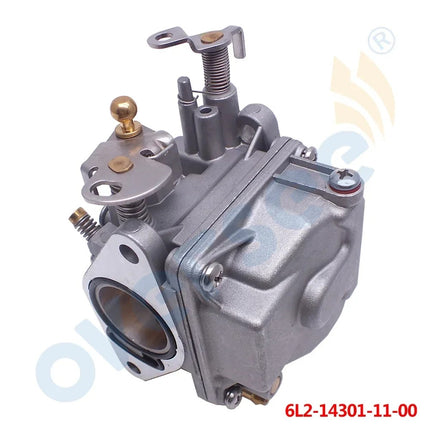 6L2-14301 Carburetor For Yamaha Outboard Motor 2T 2 Cylinder 20HP 25HP 25MLHU 6L2-14302-00 6L2-14301-00