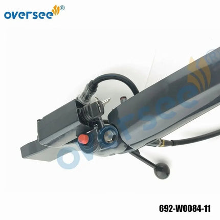 Oversee Marine 692-W0084 Reemplazo del conjunto de la manija del timón de dirección para motor fueraborda Yamaha Parsun 75HP de 2 tiempos 692-W0084-11-4D