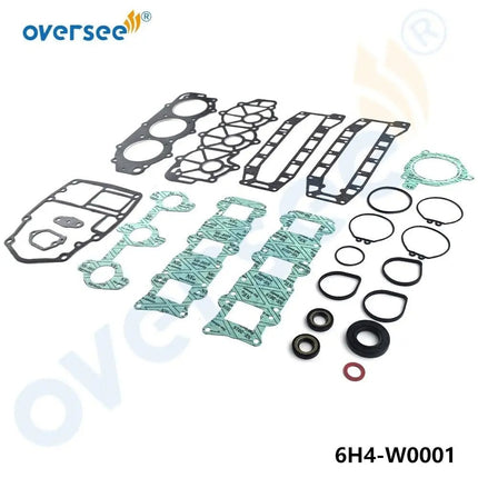 6H4-W0001-01 Powerhead Gasket Kit Replaces For Yamaha Outboard Engine 3 Cylinder