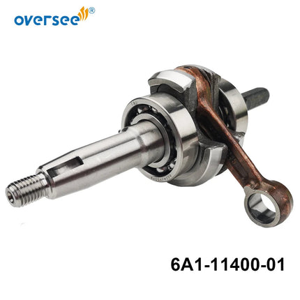 6A1-11400-00 Crankshaft Assy for Yamaha 2HP 2-Stroke Outboard Engine 6A1-11400
