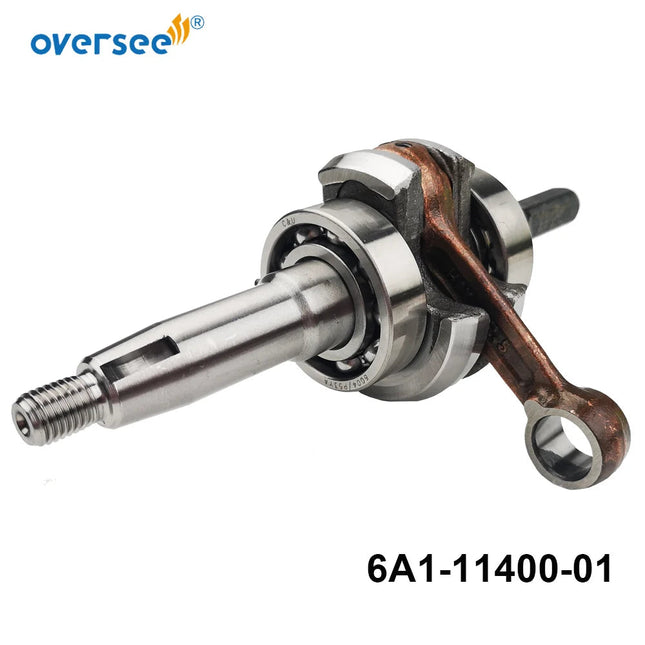 6A1-11400-00 Crankshaft Assy for Yamaha 2HP 2-Stroke Outboard Engine 6A1-11400