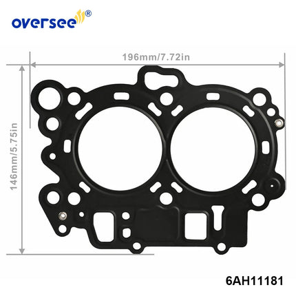 6AH-11181 Cylinder Head Gasket For Yamaha 4-Stroke 20HP F20 F15C Outboard Engine Parsun F20-05000001 6AH-11181-00