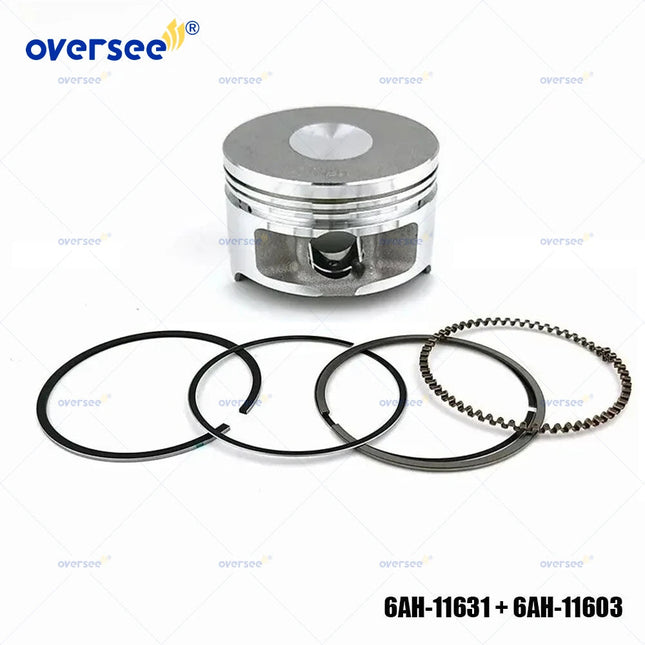 6AH-11631 Piston with Ring 6AH-11603 For Yamaha Parsun 4-Stroke 9.9HP 15HP 20 HP Outboard Motor 6AH-11631-00