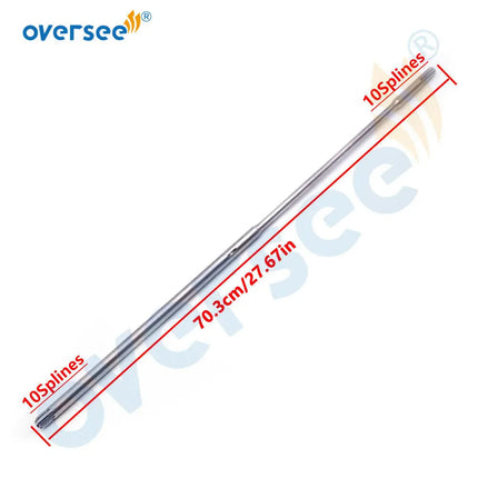 6AU-45511-10 Drive Shaft Long For Yamaha F9.9 4-Stroke Outboard Engine Boat Engine 6AU-45511-11